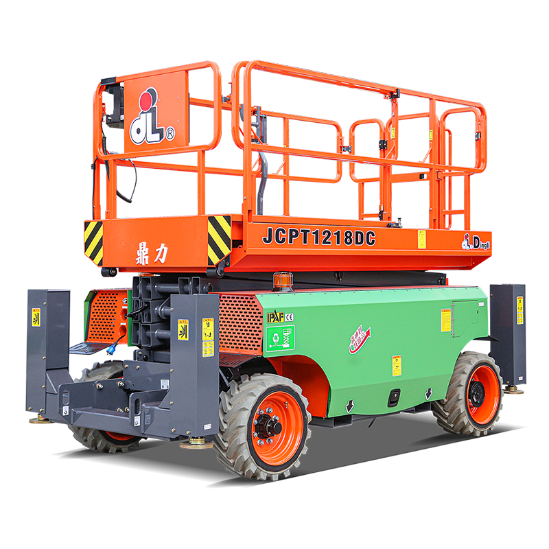 Внедорожный самоходный ножничный электрический подъемник 2WD и 2WS JCPT1218DC