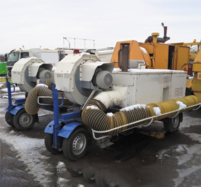 Универсальный мобильный подогреватель ВС с дизельным приводом POLARTHERM